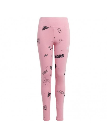 Adidas Παιδικό Κολάν Μακρύ Ροζ IA1568