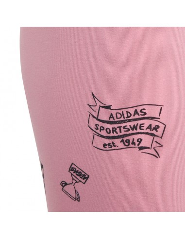 Adidas Παιδικό Κολάν Μακρύ Ροζ IA1568