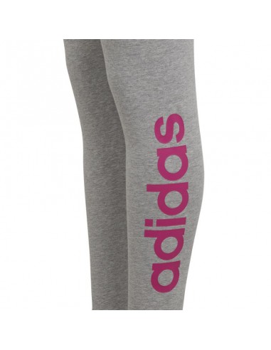 Adidas Παιδικό Κολάν Αθλητικό Μακρύ Γκρι Lin IC3580