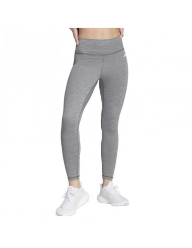 Adidas ESSENTIALS Training Γυναικείο Cropped Κολάν Ψηλόμεσο Γκρι IM0510