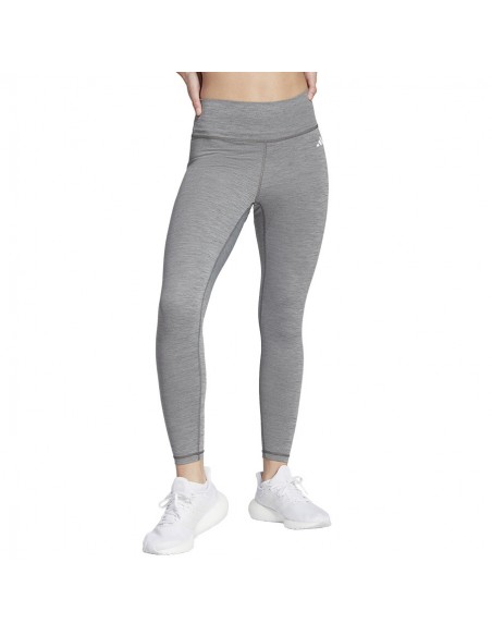 Adidas ESSENTIALS Training Γυναικείο Cropped Κολάν Ψηλόμεσο Γκρι IM0510