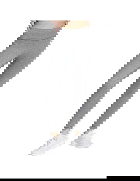 Adidas ESSENTIALS Training Γυναικείο Cropped Κολάν Ψηλόμεσο Γκρι IM0510