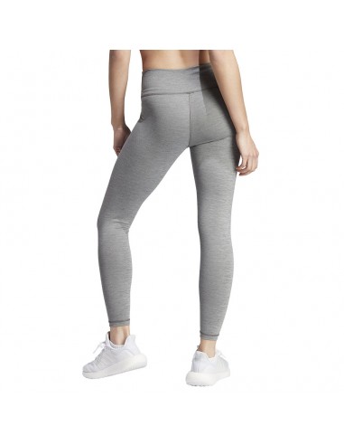 Adidas ESSENTIALS Training Γυναικείο Cropped Κολάν Ψηλόμεσο Γκρι IM0510