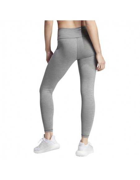 Adidas ESSENTIALS Training Γυναικείο Cropped Κολάν Ψηλόμεσο Γκρι IM0510