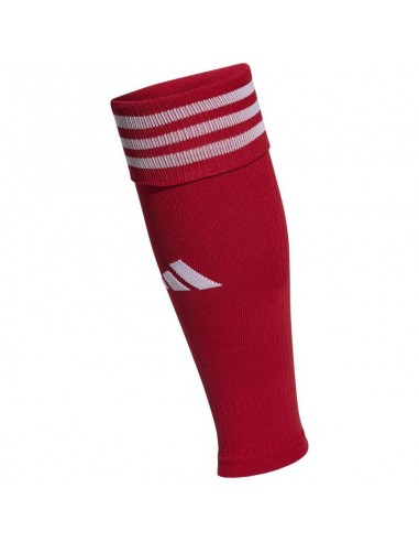 Adidas Team Sleeve 23 HT6540 Leg Sleeves για Επικαλαμίδες Ποδοσφαίρου Κόκκινα HT6540