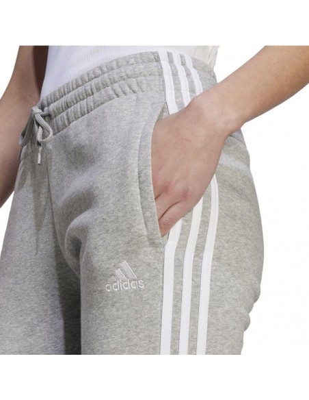 Adidas Παντελόνι Γυναικείας Φόρμας Γκρι Fleece IL3282