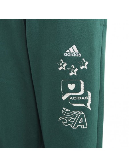 Adidas Παιδικό Παντελόνι Φόρμας Πράσινο IA1553