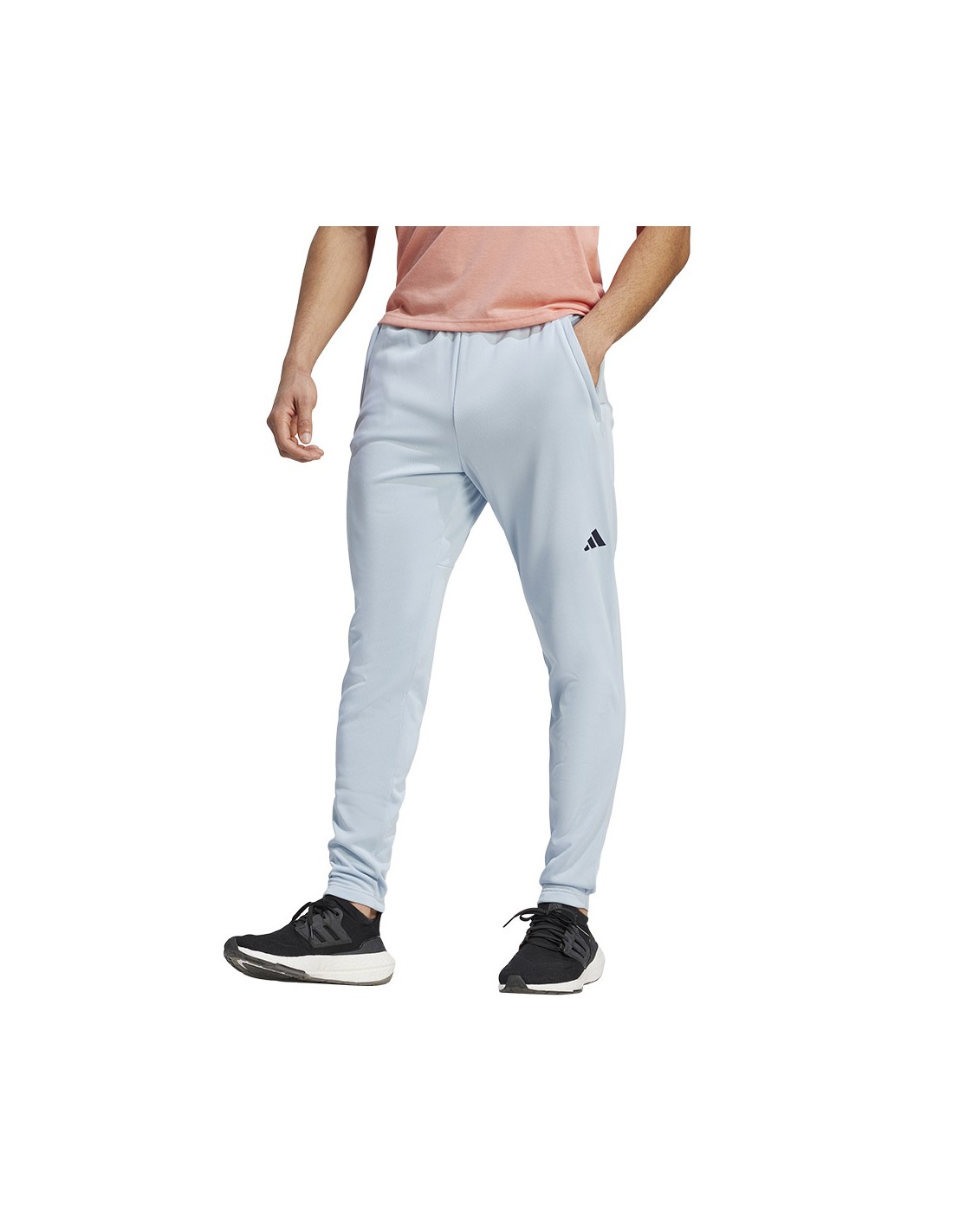 Adidas Train Essentials Seasonal Woven Παντελόνι Φόρμας Μπλε HZ3111