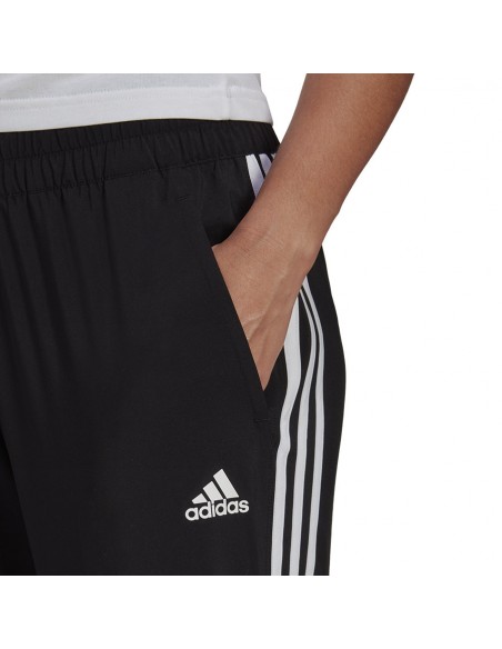 Adidas Trainicons 3 Stripes Παντελόνι Φόρμας με Λάστιχο Μαύρο H59081