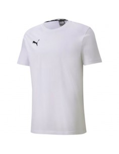 Puma TeamGoal 23 Ανδρικό T-shirt Λευκό με Λογότυπο 656578-04