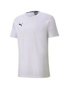 Puma TeamGoal 23 Ανδρικό T-shirt Λευκό με Λογότυπο 656578-04