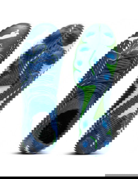 Puma Match FG/AG 107370-03 Ψηλά Ποδοσφαιρικά Παπούτσια με Τάπες Persian Blue / White / Pro Green