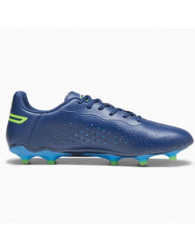 Puma King Match FG/AG 107570-02 Χαμηλά Ποδοσφαιρικά Παπούτσια με Τάπες Μπλε