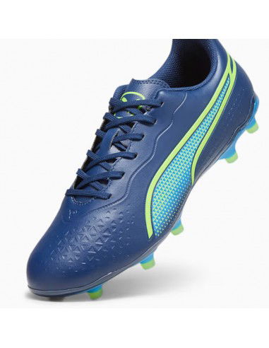 Puma King Match FG/AG 107570-02 Χαμηλά Ποδοσφαιρικά Παπούτσια με Τάπες Μπλε