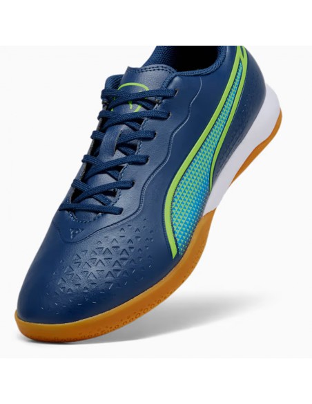 Puma King Match IT 107261-02 Χαμηλά Ποδοσφαιρικά Παπούτσια Σάλας Μπλε