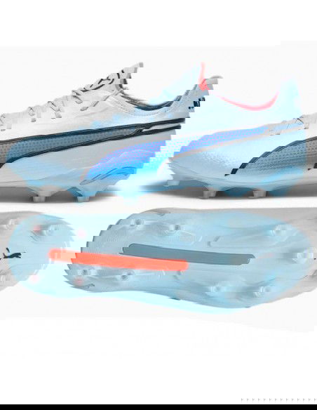 Puma King Ultimate FG/AG 107563-02 Ψηλά Ποδοσφαιρικά Παπούτσια με Τάπες Μπλε