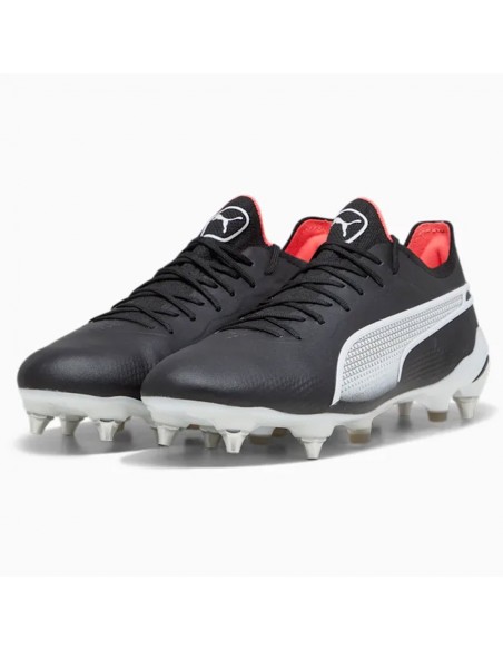 Puma King Ultimate MxSG 107562-01 Χαμηλά Ποδοσφαιρικά Παπούτσια με Τάπες Μαύρα