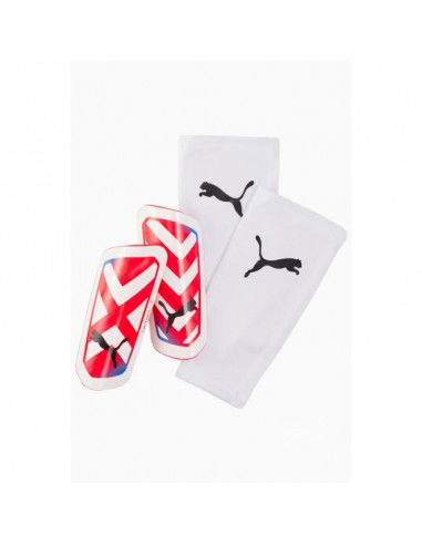 Puma Ultra Flex 030871-05 Επικαλαμίδες Ποδοσφαίρου Ενηλίκων Λευκές