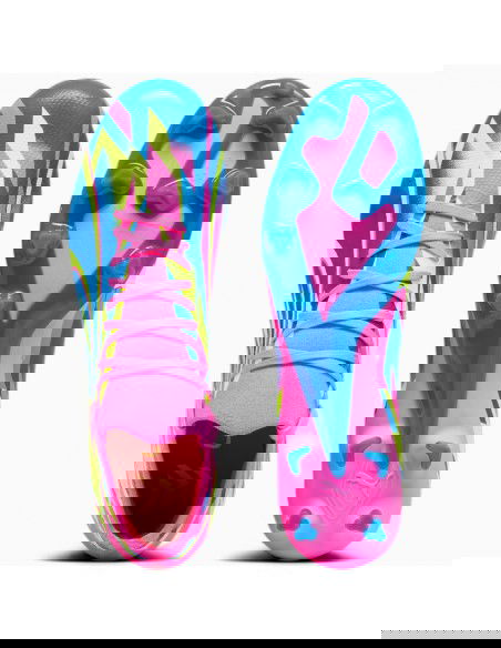 Puma Ultra Match Energy Luminous FG/MG 107543-01 Χαμηλά Ποδοσφαιρικά Παπούτσια με Τάπες Ροζ