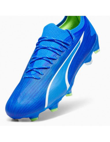 Puma Ultra Ultimate FG/AG 107311-03 Χαμηλά Ποδοσφαιρικά Παπούτσια με Τάπες Ultra Blue / White / Pro Green