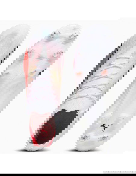 Puma Ultra Ultimate MxSG 107504-01 Χαμηλά Ποδοσφαιρικά Παπούτσια με Τάπες Λευκά