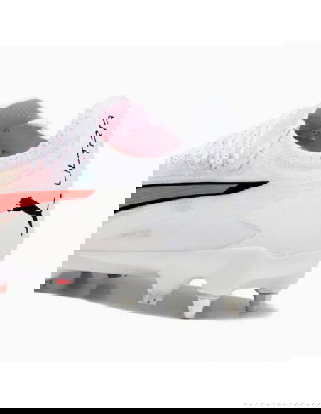 Puma Ultra Ultimate MxSG 107504-01 Χαμηλά Ποδοσφαιρικά Παπούτσια με Τάπες Λευκά