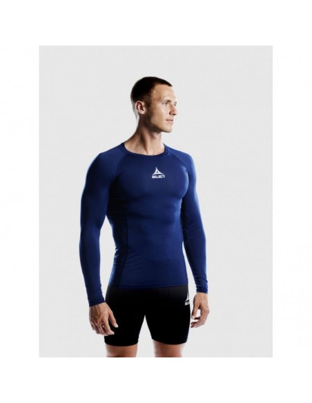 Select Sport T26-01553 Ανδρική Ισοθερμική Κοντομάνικη Μπλούζα Μπλε