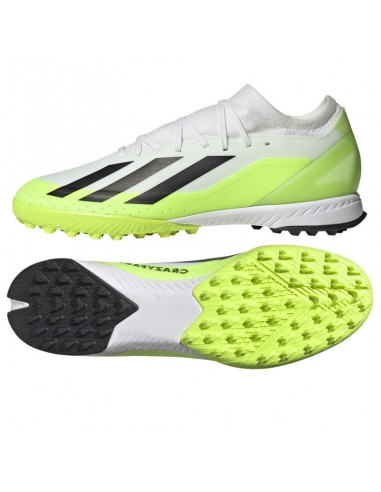 Adidas Crazyfast 3 TF ID9337 Χαμηλά Ποδοσφαιρικά Παπούτσια με Σχάρα Λευκά