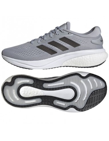 Adidas Supernova 2.0 HQ9932 Ανδρικά Αθλητικά Παπούτσια Running Halo Silver / Core Black / Crystal White