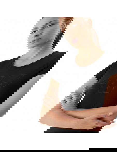 4F Γυναικείο T-shirt Γκρι 4FAW23TTSHF0907-27M