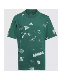Adidas Παιδικό T-shirt Πράσινο IA1562