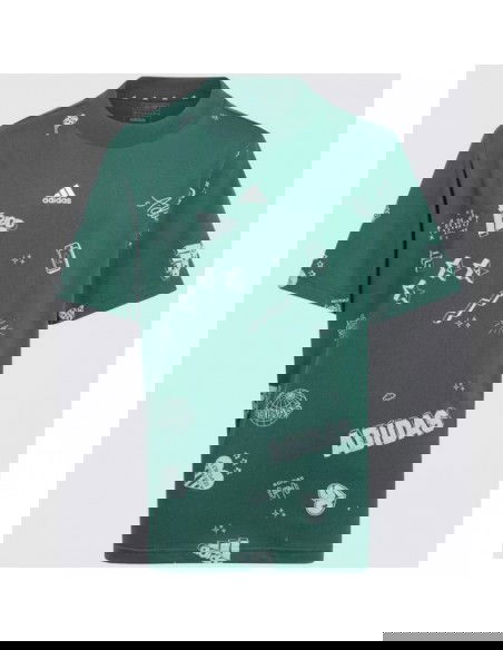 Adidas Παιδικό T-shirt Πράσινο IA1562