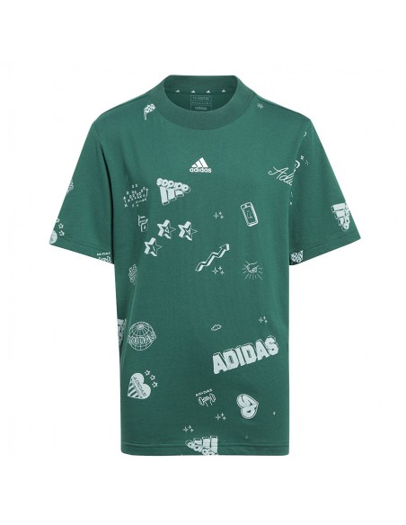 Adidas Παιδικό T-shirt Πράσινο IA1562