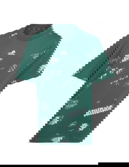 Adidas Παιδικό T-shirt Πράσινο IA1562