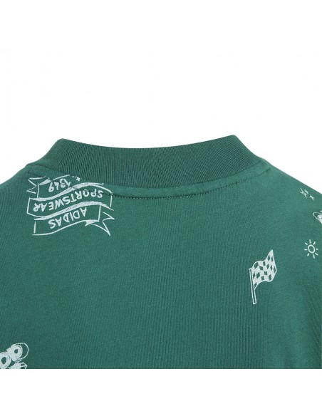 Adidas Παιδικό T-shirt Πράσινο IA1562