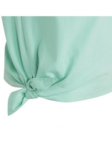 Adidas Παιδική Καλοκαιρινή Μπλούζα Κοντομάνικη Τιρκουάζ Dance Knotted HR5817