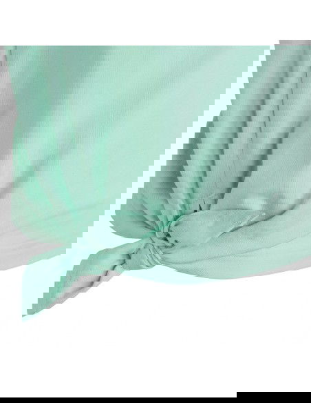 Adidas Παιδική Καλοκαιρινή Μπλούζα Κοντομάνικη Τιρκουάζ Dance Knotted HR5817