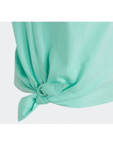 Adidas Παιδική Καλοκαιρινή Μπλούζα Κοντομάνικη Τιρκουάζ Dance Knotted HR5817