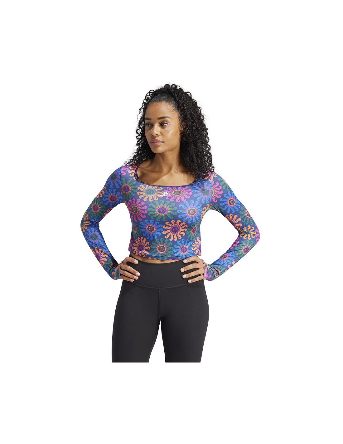 ADIDAS PERFORMANCE Tshirt adidas Farm Crop LS IM2360