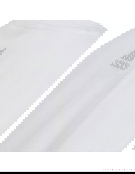 Adidas Παιδική Καλοκαιρινή Μπλούζα Κοντομάνικη Λευκή HR5818