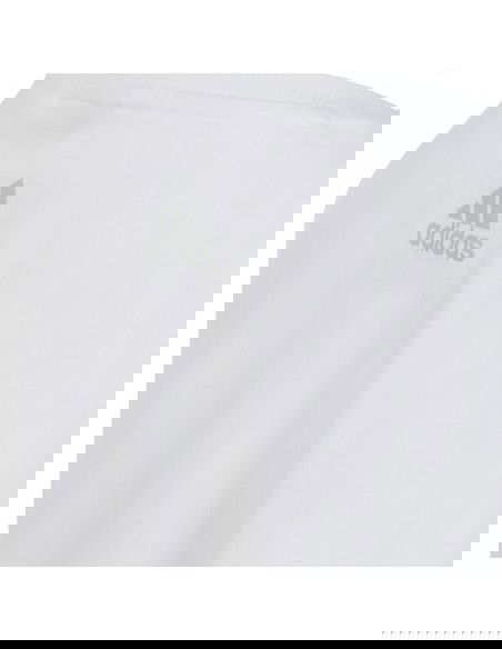 Adidas Παιδική Καλοκαιρινή Μπλούζα Κοντομάνικη Λευκή HR5818
