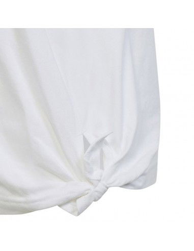 Adidas Παιδική Καλοκαιρινή Μπλούζα Κοντομάνικη Λευκή HR5818