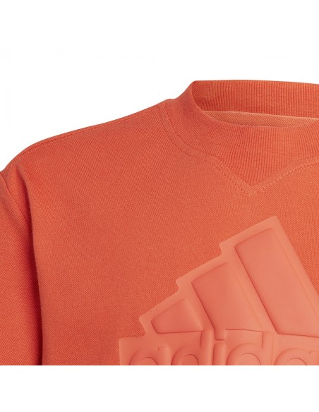 Adidas Αθλητικό Ανδρικό T-shirt Πορτοκαλί με Στάμπα HR6296
