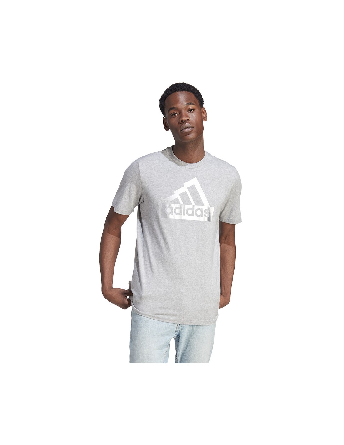 Men's T-Shirts Adidas Gray