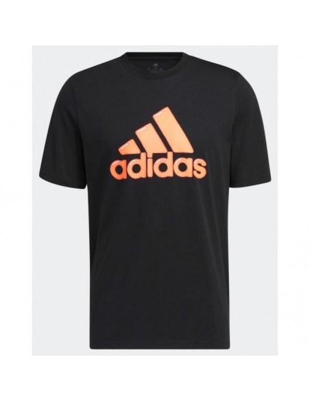 Adidas Ανδρικό T-shirt Μαύρο με Στάμπα HS2513