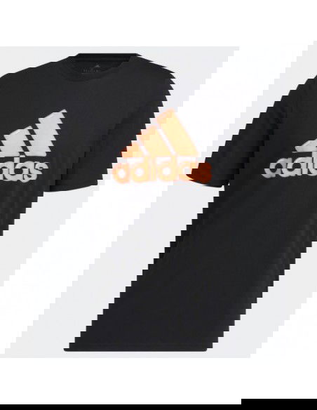 Adidas Ανδρικό T-shirt Μαύρο με Στάμπα HS2513