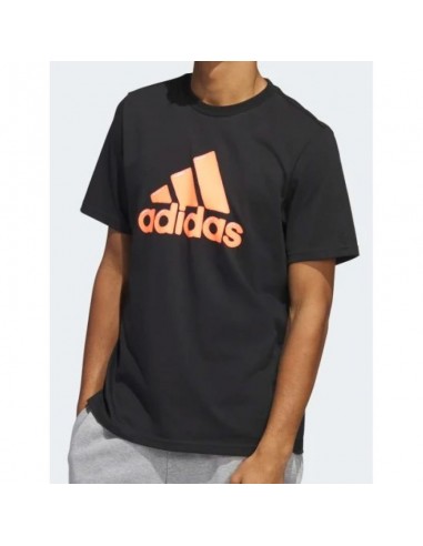 Adidas Ανδρικό T-shirt Μαύρο με Στάμπα HS2513