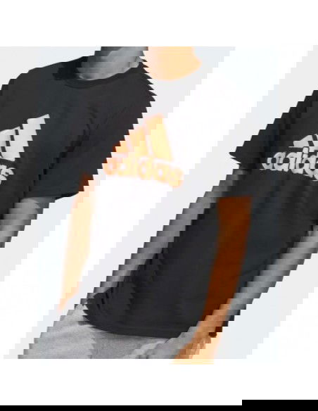 Adidas Ανδρικό T-shirt Μαύρο με Στάμπα HS2513