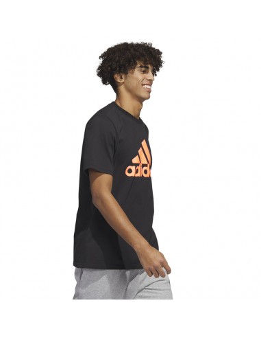 Adidas Ανδρικό T-shirt Μαύρο με Στάμπα HS2513