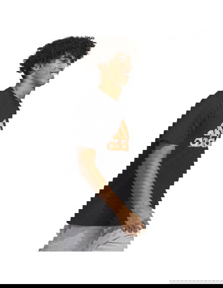 Adidas Ανδρικό T-shirt Μαύρο με Στάμπα HS2513